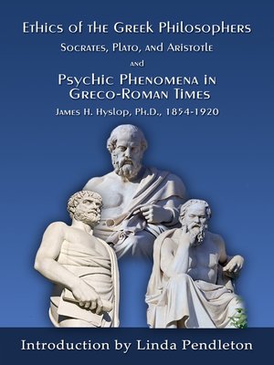 cover image of The Ethics of the Greek Philosophers